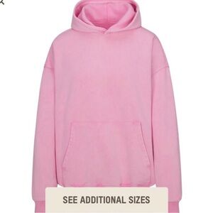 SKIMS BUBBLEGUM PINK HOODIE